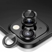 Folie protectie Metal Camera Apple Iphone 11 (6.1) / 12 (6.1) / 12 Mini (5.4) black 