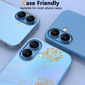 Folie protectie Metal Camera Apple Iphone 16 (6.1) / Iphone 16 Plus (6.7) Blue 