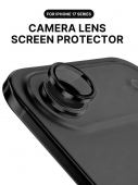 Folie protectie Metal Camera Apple Iphone 17 Air Black 