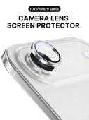 Folie protectie Metal Camera Apple Iphone 17 Air Silver 