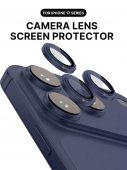 Folie protectie Metal Camera Apple Iphone 17 Pro / Iphone 17 Pro Max Titanium Blue 
