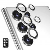 Folie protectie Metal Camera Samsung Galaxy S24 Ultra silver 
