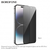 Folie sticla Borofone anti-spy Diamond Armor BF7 pentru iP14 Pro (set 10 buc)