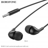Hands free Borofone BM83 Craft 3.5 mm negru