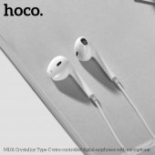 Hands free Hoco M101 Crystal Joy Type-C alb