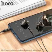 Hands free Hoco M125 Smart metal 3.5 mm negru