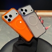 Husa Acryl Color Ring Apple Iphone 16  Orange 