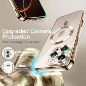 Husa CD Pattern MagSafe Apple Iphone 11 (6.1) desert gold 