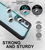 Husa Combat X Mode Carbon Fiber Samsung Galaxy S22 Ultra clear 
