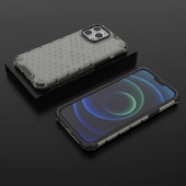 Husa Honeycomb Airbag Cover Hybrid Apple Iphone 15 Plus (6.7) negru 