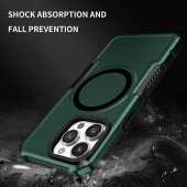 Husa Hybrid Shockproof Apple Iphone 14 / 13 (6.1) verde 