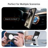 Husa magnetica Rock Guard Touch Matte pentru Samsung Galaxy S25 Ultra neagra