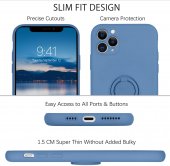 Husa Ring Silicone Case Samsung Galaxy S23  Navy Blue 