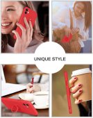Husa Ring Silicone Case Samsung Galaxy A03s Red