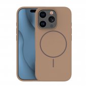 Husa Silicone Thin Mag  pentru Iphone 17 Pro 6.3 maro