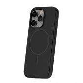 Husa Silicone Thin Mag  pentru Iphone 15 Pro 6.1 negru
