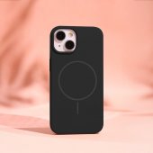 Husa Silicone Thin Mag  pentru Iphone 15 Pro 6.1 negru