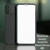 Husa Skin fata spate Apple Iphone 12 Pro Max (6.7) Black