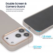 Husa Skin Feel Apple Iphone 17  Khaki 