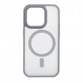 Husa Smoked Magsafe Apple Iphone 15 Pro (6.1) gri 