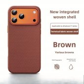 Husa Tech Woven Apple Iphone 16 Pro Max (6.9) Chestnut Brown 
