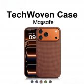 Husa Tech Woven Apple Iphone 16 Pro (6.3) Midnight Black 