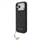 Husa telefon Guess 4G Charm MagSafe Case pentru iPhone 17 Pro Max Tone on Tone Grey