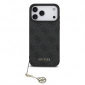 Husa telefon Guess 4G Charm MagSafe Case pentru iPhone 17 Pro Max Tone on Tone Grey