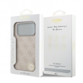 Husa telefon Guess 4G Charm MagSafe Case pentru iPhone 17 Pro Max Tone on Tone Pink