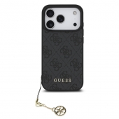 Husa telefon Guess 4G Charm MagSafe Case pentru iPhone 17 Pro Tone on Tone Grey