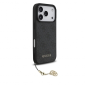 Husa telefon Guess 4G Charm MagSafe Case pentru iPhone 17 Pro Tone on Tone Grey