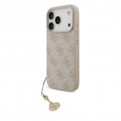 Husa telefon Guess 4G Charm MagSafe Case pentru iPhone 17 Pro Tone on Tone Pink