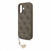 Husa telefon Guess 4G Charm MagSafe Case pentru iPhone 17 Tone on Tone Brown