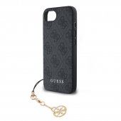 Husa telefon Guess 4G Charm pentru iPhone16e Tone on Tone Grey