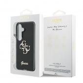 Husa telefon Guess IML 4G Script Metal Logo Case pentru Samsung Galaxy S26  Black