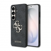 Husa telefon Guess PU 4G Metal Logo Case pentru Samsung Galaxy S26 Plus Grey