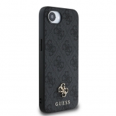Husa telefon Guess PU 4G Small Metal Logo MagSafe pentru iPhone 16e Grey