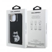 Husa telefon Karl Lagerfeld IML Aquarelle Choupette Case pentru iPhone 15 Black