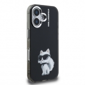 Husa telefon Karl Lagerfeld IML Aquarelle Choupette Case pentru iPhone 16 Black