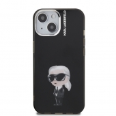 Husa telefon Karl Lagerfeld IML Aquarelle Karl Case pentru iPhone 15 Black