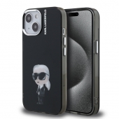 Husa telefon Karl Lagerfeld IML Aquarelle Karl Case pentru iPhone 15 Black
