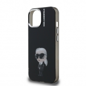 Husa telefon Karl Lagerfeld IML Aquarelle Karl Case pentru iPhone 15 Black