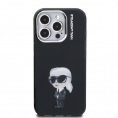 Husa telefon Karl Lagerfeld IML Aquarelle Karl Case pentru iPhone 15 Pro Black