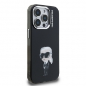 Husa telefon Karl Lagerfeld IML Aquarelle Karl Case pentru iPhone 15 Pro Black