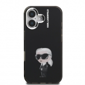 Husa telefon Karl Lagerfeld IML Aquarelle Karl Case pentru iPhone 16 Black