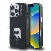 Husa telefon Karl Lagerfeld IML Aquarelle Karl Case pentru iPhone 16 Pro Black