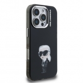 Husa telefon Karl Lagerfeld IML Aquarelle Karl Case pentru iPhone 16 Pro Max Black
