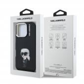 Husa telefon Karl Lagerfeld IML Aquarelle Karl Case pentru iPhone 16 Pro Max Black