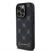 Husa telefon Karl Lagerfeld PU Karl Heads Pattern MagSafe Case pentru iPhone 15 Pro Max Black