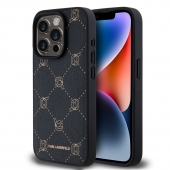 Husa telefon Karl Lagerfeld PU Karl Heads Pattern MagSafe Case pentru iPhone 15 Pro Max Black